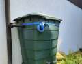 We take care of the rainwater barrel...