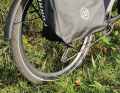 Die Radtasche hat praktische Details.