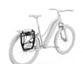 Während bei klassischen Gepäcktaschen Metallhaken oder Kunststoffadapter an der Tasche selbst angebracht sind, sitzt das komplette Haltesystem bei InLock am Fahrrad selbst.