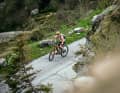 The tour into Val Nambrone winds evenly upwards on a narrow asphalt road to an altitude of over 2,000 metres