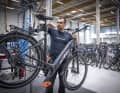 Up to 100,000 used bikes can be reconditioned each year at the new logistics centre near Leipzig.