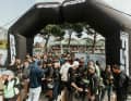 Schon vorher kamen viele auf das Expo-Gelände, um neue Bikes und Teile zu sehen und zu testen.