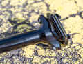 The valve for adjusting the air pressure is located under the saddle mounts
