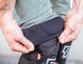 There is no silicone strap for a better grip on either the upper or lower end