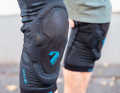 The slide plate provides additional protection for knees and socks on impact