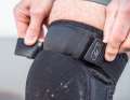 The double-sided Velcro fastener is easy to use, but does not offer too much room for adjustment