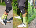 Knee protectors from ION, Sweet Protection and Alpina in the FREERIDE check