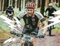 The racer: Maik Fiedler usually gets cramps in his thighs at the end of the race.