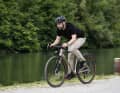 The riding position on the X-Strada LFC is sporty. Grippy tyres provide confidence on gravel, but slow you down a little on the road.