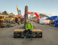 Our reporter in the morning before the start.