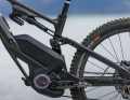 Lapierre Overvolt GLP III Team - the external 725 Wh battery is removed from the side to the left.