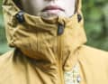 The high-cut collar also blocks the wind - you can really wrap yourself up here