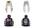 The design picks up on the energy of the 1980s rave scene and transfers it to downhill racing.