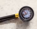 With a diameter of 36 mm, the pressure gauge is somewhat small