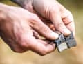 Worn brake pads contaminated with oil or lubricant can also cause a disc brake to whine and squeal.