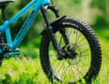 Fett: Das Hardtail kommt schon mit 100 mm Federweg vorn.