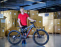Jo Klieber presents a Liteville 301 CE. The top tube contains his latest invention: K.I.S.
