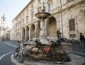 Worthwhile stop: the Piazza del Popolo in Ascoli Piceno.