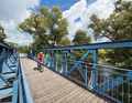 The Ulster river, which has its source in the Hohe Rhön, flows into the Werra a few kilometres behind this bridge.