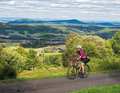 Wonderfully wide views open up over the countryside near Fladungen in the centre of the Rhön.