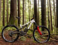 The Bomber Z gives the Light E-MTB from Rocky Mountain a burly look.