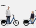 Both people who are 2 metres tall and people who are 1.60 metres tall can ride the longtail e-bike comfortably.
