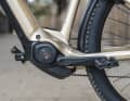 The Bosch Performance Line CX motor gives the Merida eFloat a dynamic boost.