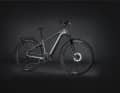 Merida is developing two models from the new eFloat frame platform: the eFloat CC, an SUV bike with mountain bike tyres, suspension fork, mudguards, kickstand and lights
