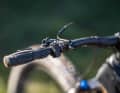 Der Bedienhebel für die Dropper-Post sitzt unergonomisch und schwer erreichbar oben auf dem Lenker. Angenehm ist der Shimano-Schalter für die Unterstützungsstufen.