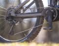 The gears are a 12-speed Eagle from Sram. The rear derailleur and cassette are from the NX range, the shifter is a more affordable SX.