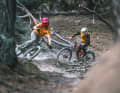 Ride until the chain rattles: To test the DH characteristics, we pushed all the bikes 1000 metres downhill on the Tschilli trail in Latsch.