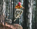 Want to jump, braap and scrub - instead of racing down the mountain for time. The Cube One77 is a handling miracle.