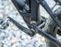 Clean cable routing between the main frame and rear triangle.