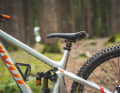 Misconstruction: If you use the full suspension travel, the saddle grazes the rear tyre.