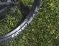 The Schwalbe Wicked Will rear tyre on the Canyon Neuron CF rolls fast, but offers limited puncture protection and grip.