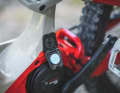 The charging port is well sealed, but the cover requires some force to open. Caution: if the cover is open, it can be torn off by the crank when pushing the bike.