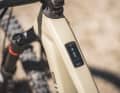 The TQ display is slimly integrated into the top tube, but sits quite low down.
