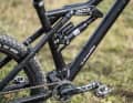 The new shock linkage of the Liteville 303 only leaves room for a small 0.5 litre water bottle.