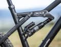 Visually, the Liteville 303 clearly stands out from the classic 301 with its deeply curved top tube and new shock linkage.