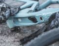 The storage compartment contains a spare derailleur hanger and offers space for very small tools and emergency money
