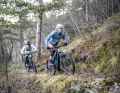 Same motor, same battery, identical riding position: both Spectral:On bikes perform equally well uphill.