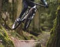 With 130 millimetres of travel at the front, the Epic Evo 2024 is set to mutate into a trail predator. The plan certainly works when pulling off over jumps.