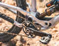 Eye-catcher: The CNC-milled aluminium cage around the bottom bracket area may look stylish, but it also collects dirt quickly.