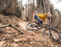 The Liteville shows another of its strengths right from the first rock gardens: the suspension quality is at a very high level. The rear suspension releases its travel in a sensitive and controlled manner.