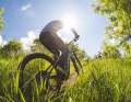 As long as it doesn't get too technical, you can sit comfortably in the saddle and the stereo can also pedal up difficult climbs.