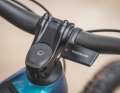 The Stereo Hybrid One44 comes with the new Bosch Purion 400 display, which is compact and well protected behind the handlebars.