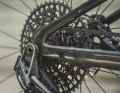 The Yeti ASR is shifted with a 12-speed Sram X0.