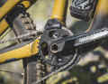 A chain guide from MRP keeps the drivetrain in line on the Specialized Status.