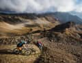 At the back of the Bike Kingdom in Lenzerheide, this high mountain world opens up towards Arosa.