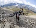 The last 300 metres up to the pass are really tough.